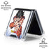 Dragon Ball Z Goku Kamehameha Blast Galaxy Z Flip6 Clear Case
